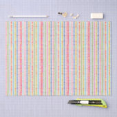Rainbow-Mosaikstreifen-Papiertaschentuch Seidenpapier (Handwerk)