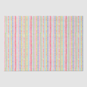 Rainbow-Mosaikstreifen-Papiertaschentuch Seidenpapier
