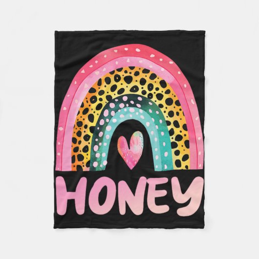 Rainbow Mother#39; #39;s Day Liebe Niedlich Funny Fleecedecke (Vorderseite)