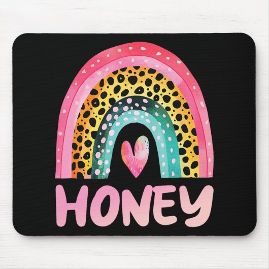Rainbow Mother#39; #39;s Day Liebe Niedlich Funny Mousepad (Vorne)