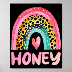 Rainbow Mother#39; #39;s Day Liebe Niedlich Funny Poster