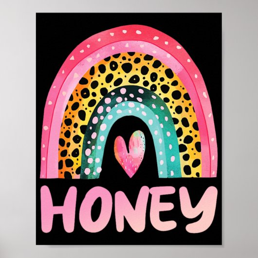 Rainbow Mother#39; #39;s Day Liebe Niedlich Funny Poster (Vorne)