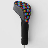 Rainbow Motif Golf Headcover (angewinkelt)