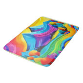 Rainbow Mountain Badematte (Schrägansicht)