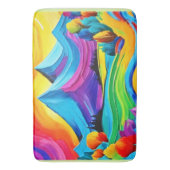 Rainbow Mountain Badematte (Vorderseite Vertikal)