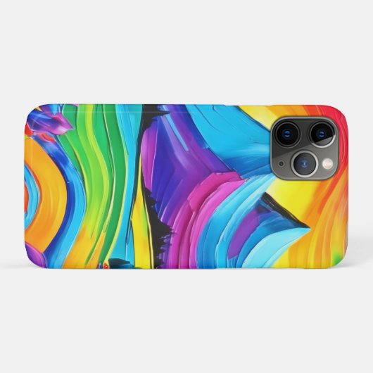 Rainbow Mountain Case-Mate iPhone Hülle (Rückseite (Horizontal))