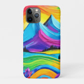 Rainbow Mountain Case-Mate iPhone Hülle (Rückseite)