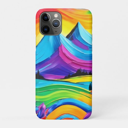 Rainbow Mountain Case-Mate iPhone Hülle (Rückseite)