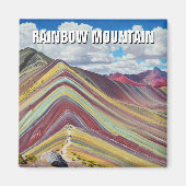 Rainbow Mountain Cusco Peru Magnet (Vorne)