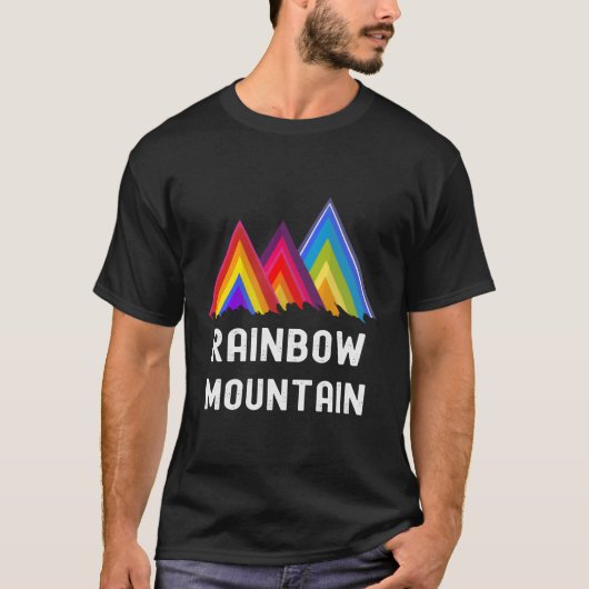 Rainbow Mountain Cusco-Peru T-Shirt (Vorderseite)