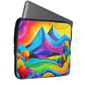 Rainbow Mountain Laptopschutzhülle (Vorne Rechts)