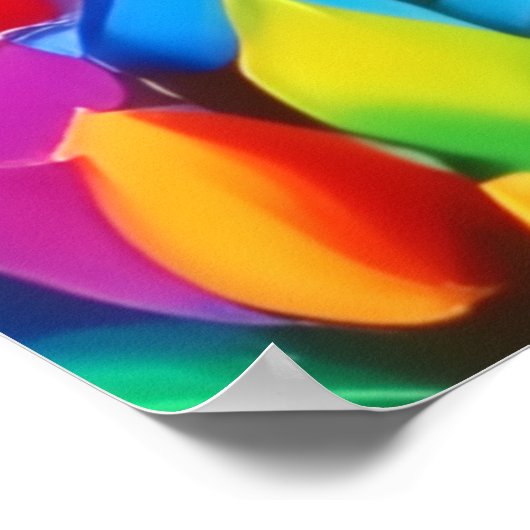 Rainbow Mountain Poster (Ecke)