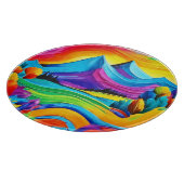 Rainbow Mountain Schneidebrett (Ecke)