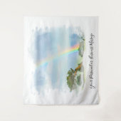 *~* Rainbow Mountain Top Shrubs Tree AR11 Wandteppich (Vorderseite)