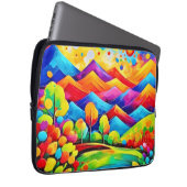 Rainbow Mountains Abstrakt Landschaft Laptopschutzhülle (Vorne Rechts)