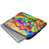 Rainbow Mountains Abstrakt Landschaft Laptopschutzhülle (Vorne Knopf)