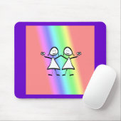 Rainbow Mousepad (Mit Mouse)