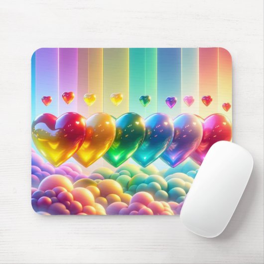 Rainbow Mousepad (Mit Mouse)