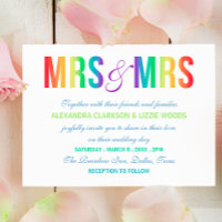 Rainbow Mrs. & Mrs. | Lesbische Hochzeit