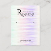 Rainbow Multi Colour iridescent Juwelier Anzeige Visitenkarte (Vorderseite)