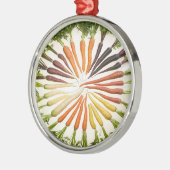 Rainbow Multicfarbene Karotten Ornament (Links)