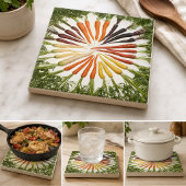 Rainbow Multicolored Carrots Tile Fliese