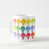 Rainbow Mushroom Tasse (Vorderseite Links)