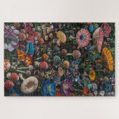 Rainbow Mushroom Treasure Puzzle (Horizontal)