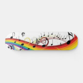 Rainbow Music Board Skateboard (Horizontal)