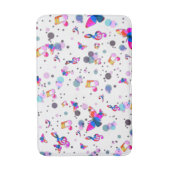 Rainbow Music Dancing Badematte (Vorderseite Vertikal)