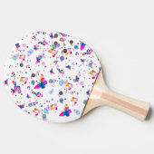 Rainbow Music Dancing Tischtennis Schläger (Seitenansicht)