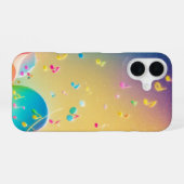 Rainbow Music Notes Pop Art Phone Case iPhone 16 Hülle (Rückseite (Horizontal))