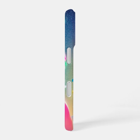 Rainbow Music Notes Pop Art Phone Case iPhone 16 Hülle (Rechte Seite)