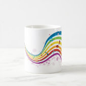 Rainbow Music Wave Tasse (Mittel)