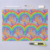 Rainbow Musical Instruments Band Teacher Decoupage Seidenpapier (Handwerk)