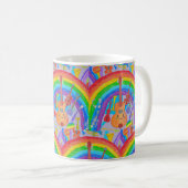 Rainbow Musical Instruments Band Teacher Musiker Kaffeetasse (VorderseiteRechts)