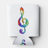 Rainbow Musical Key Dosenkühler (Rückseite)