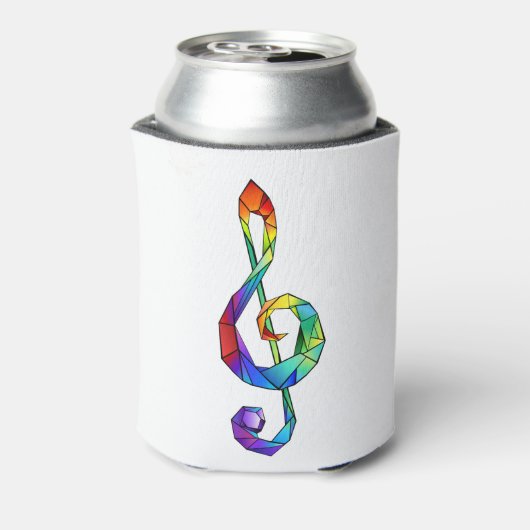Rainbow Musical Key Dosenkühler (Kanne Rückseite)