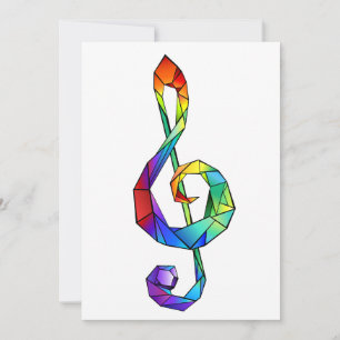 Rainbow Musical Key Treble Ankündigung