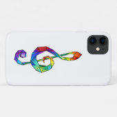 Rainbow Musical Key Treble Case-Mate iPhone Hülle (Rückseite (Horizontal))