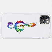 Rainbow Musical Key Treble Case-Mate iPhone Hülle (Rückseite (Horizontal))
