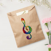Rainbow Musical Key Treble Geschenktütchen (Versiegelt)