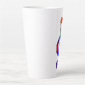 Rainbow Musical Key Treble Milchtasse (Vorderseite)