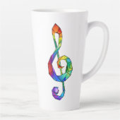 Rainbow Musical Key Treble Milchtasse (Rechts)