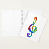 Rainbow Musical Key Treble Planer (Anzeige)