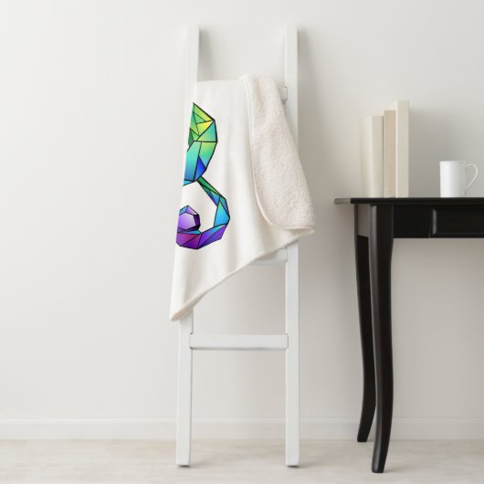 Rainbow Musical Key Treble Sherpadecke (Beispiel)