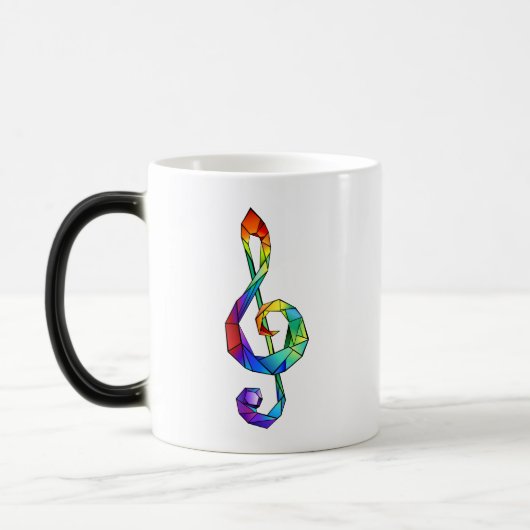 Rainbow Musical Key Treble Verwandlungstasse (Links)