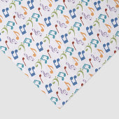 Rainbow-Musiknoten-Gewebepapier Seidenpapier (Ausschnitt)