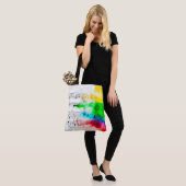 Rainbow-Musiknoten Tasche (Am Model)
