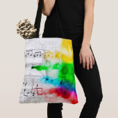 Rainbow-Musiknoten Tasche (Von Nahem)